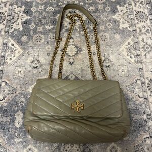 Tory Burch beige leather bag